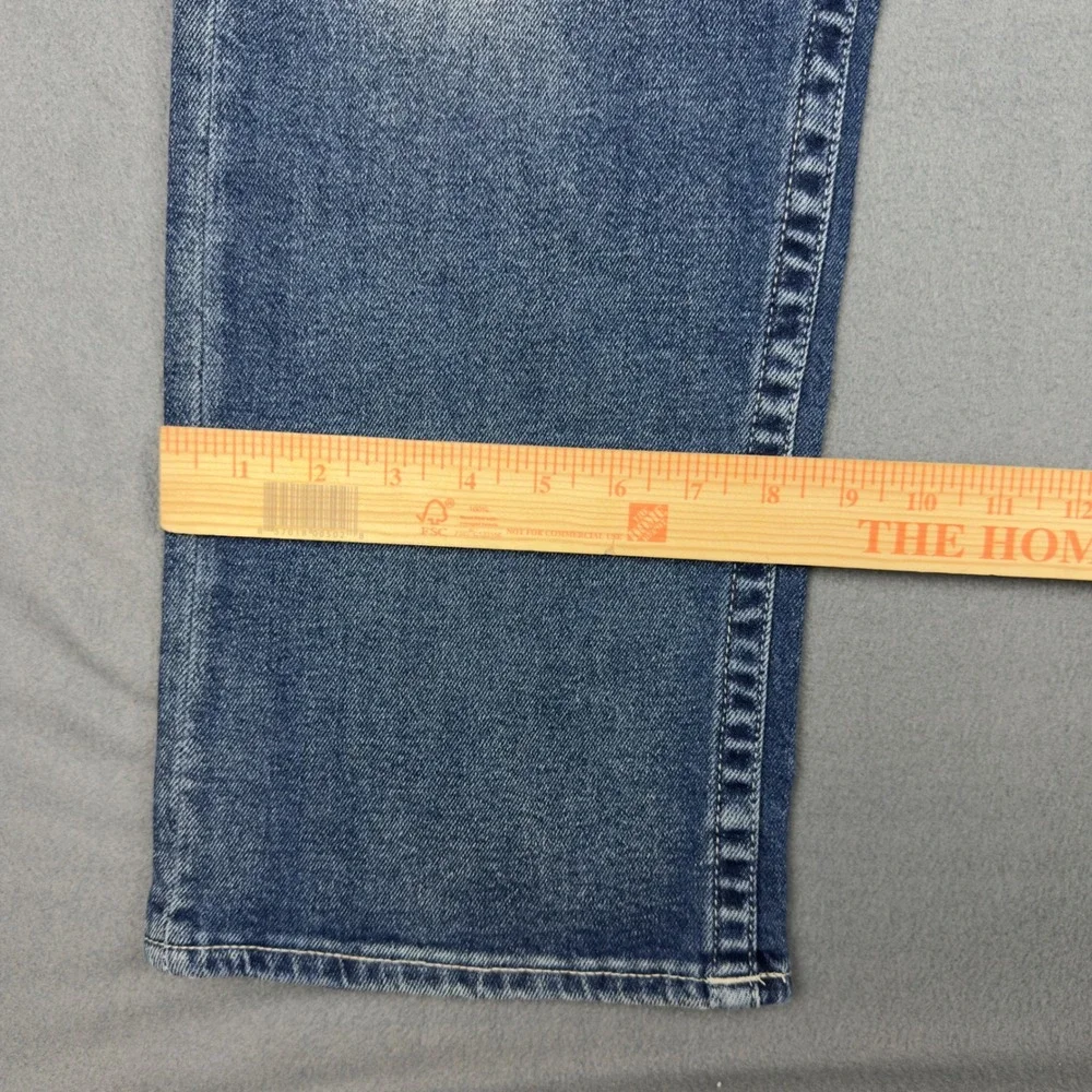 True Religion Ricky Relaxed Straight Jeans Medium Wash Blue Denim Mens 40x33 NEW